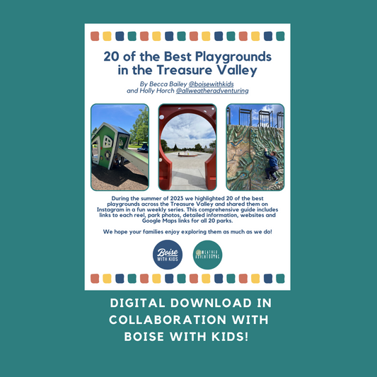 20 of the Best Playgrounds in the Treasure Valley-Digital Download